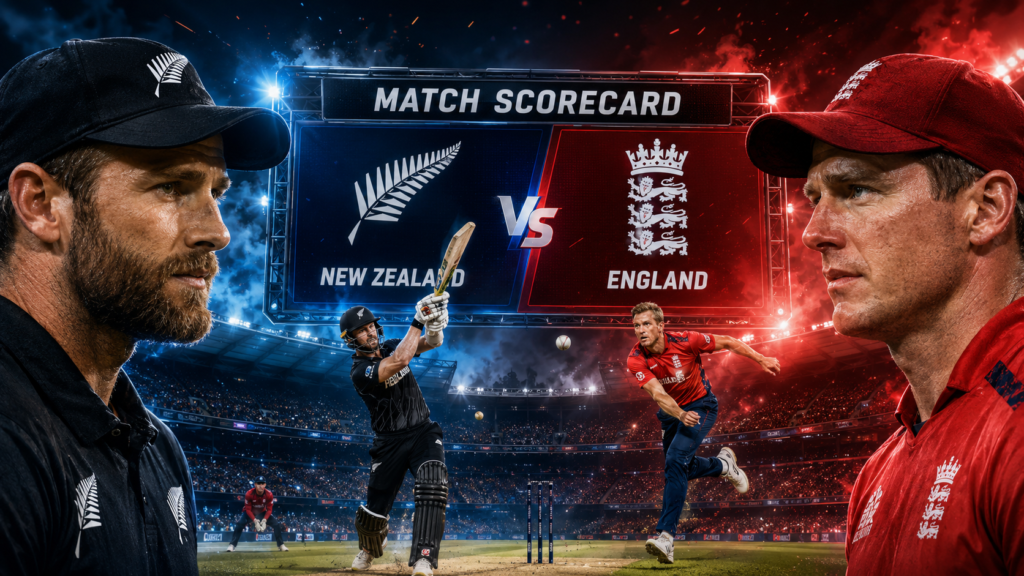 New Zealand National Cricket Team Vs England Cricket Team Match Scorecard