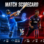 India National Cricket Team Vs United States National Cricket Team Match Scorecard