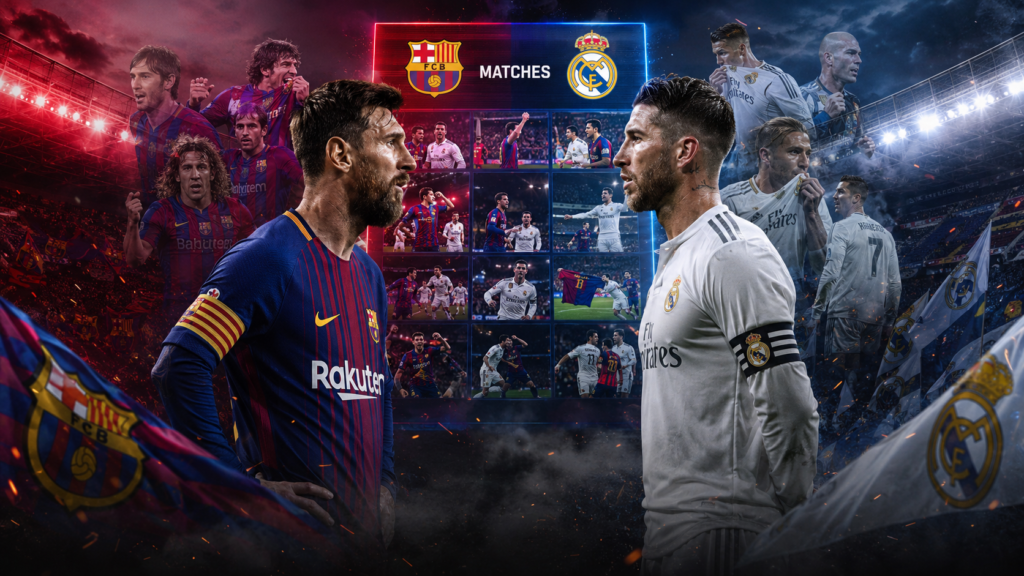 FC Barcelona Vs Real Madrid Matches