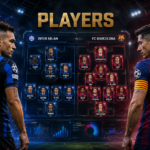 Inter Milan Vs FC Barcelona Players