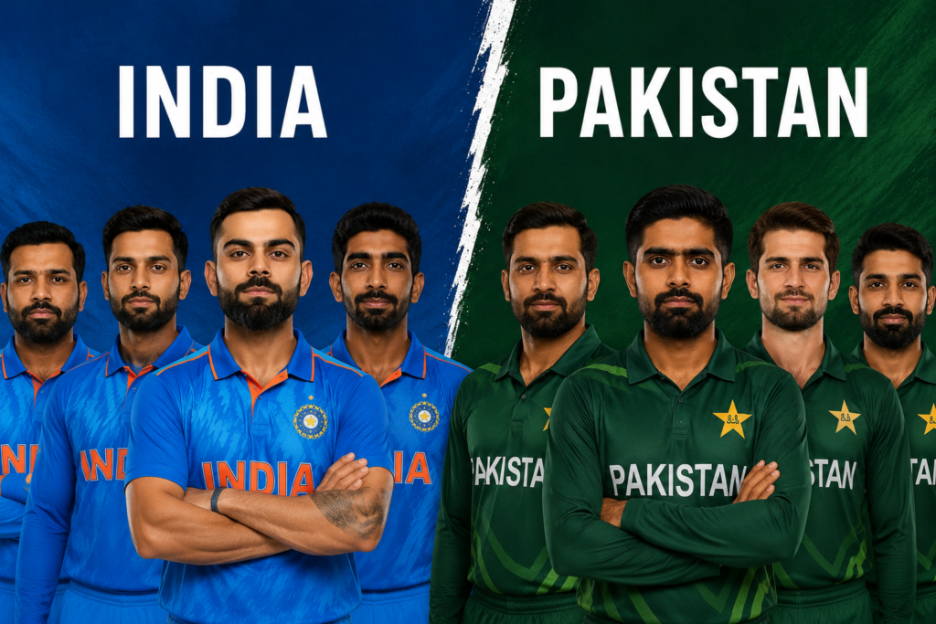 India National Cricket Team Vs Pakistan National Cricket Team Players