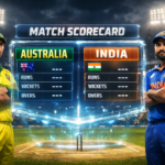 Australian Men's Cricket Team Vs India National Cricket Team Match Scorecard