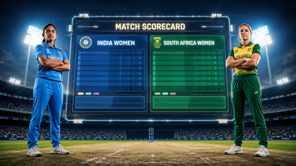 India Women's National Cricket Team Vs South Africa Women's National Cricket Team Match Scorecard