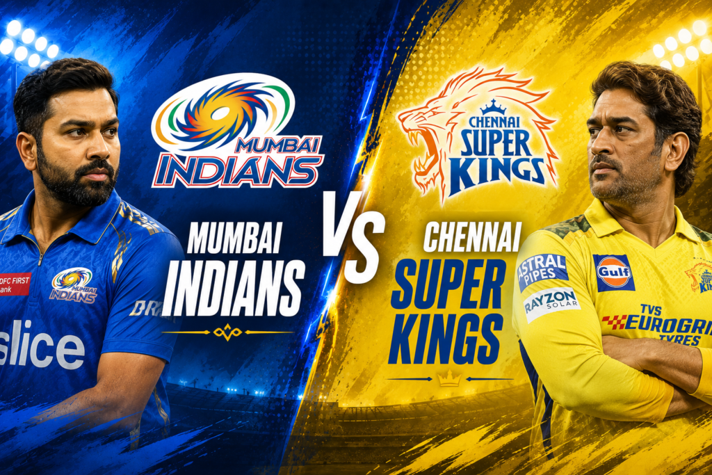 Mumbai Indians Vs Chennai Super Kings Timeline