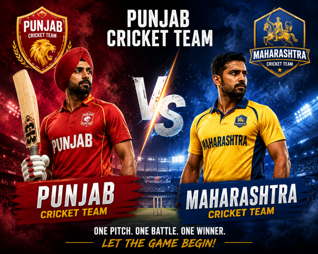 Punjab Cricket Team Vs Maharashtra Cricket Team Match Scorecard
