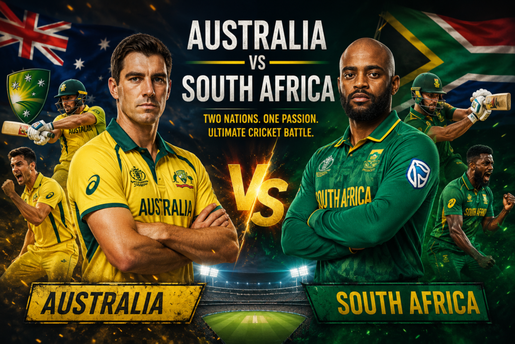 australian men’s cricket team vs south africa national cricket team matches