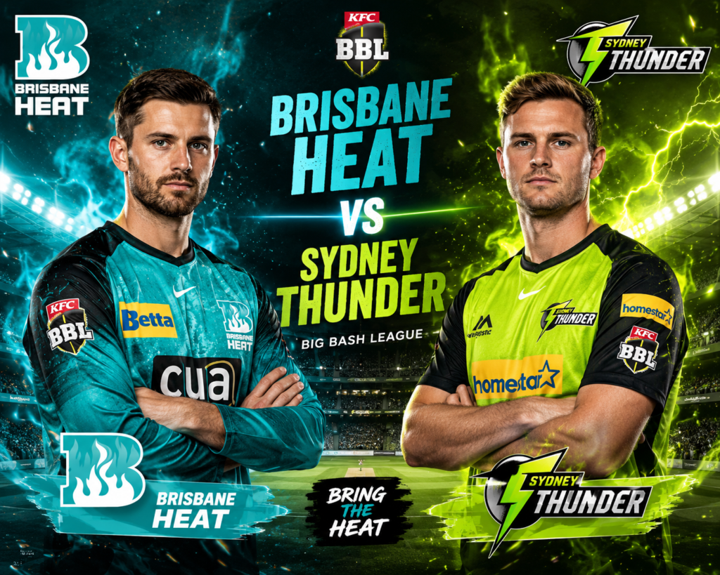 Brisbane Heat Vs Sydney Thunder Timeline