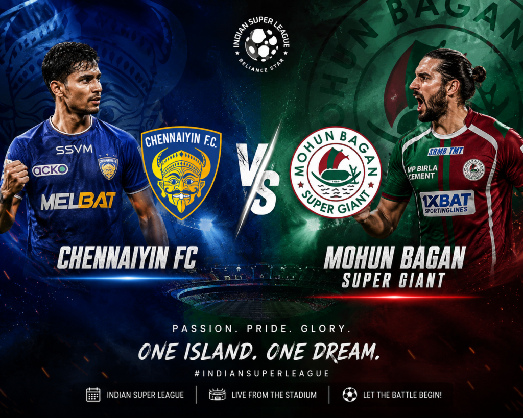 Chennaiyin Fc Vs Mohun Bagan Super Giant Timeline