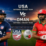United States National Cricket Team Vs Oman National Cricket Team Match Scorecard