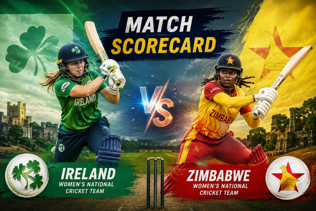Ireland Women vs Zimbabwe Women Match Scorecard