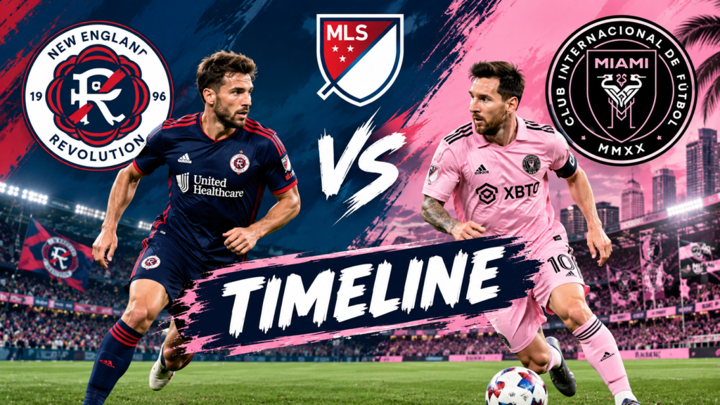 New England Revolution Vs Inter Miami Timeline